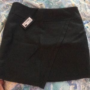 black wrap skirt
